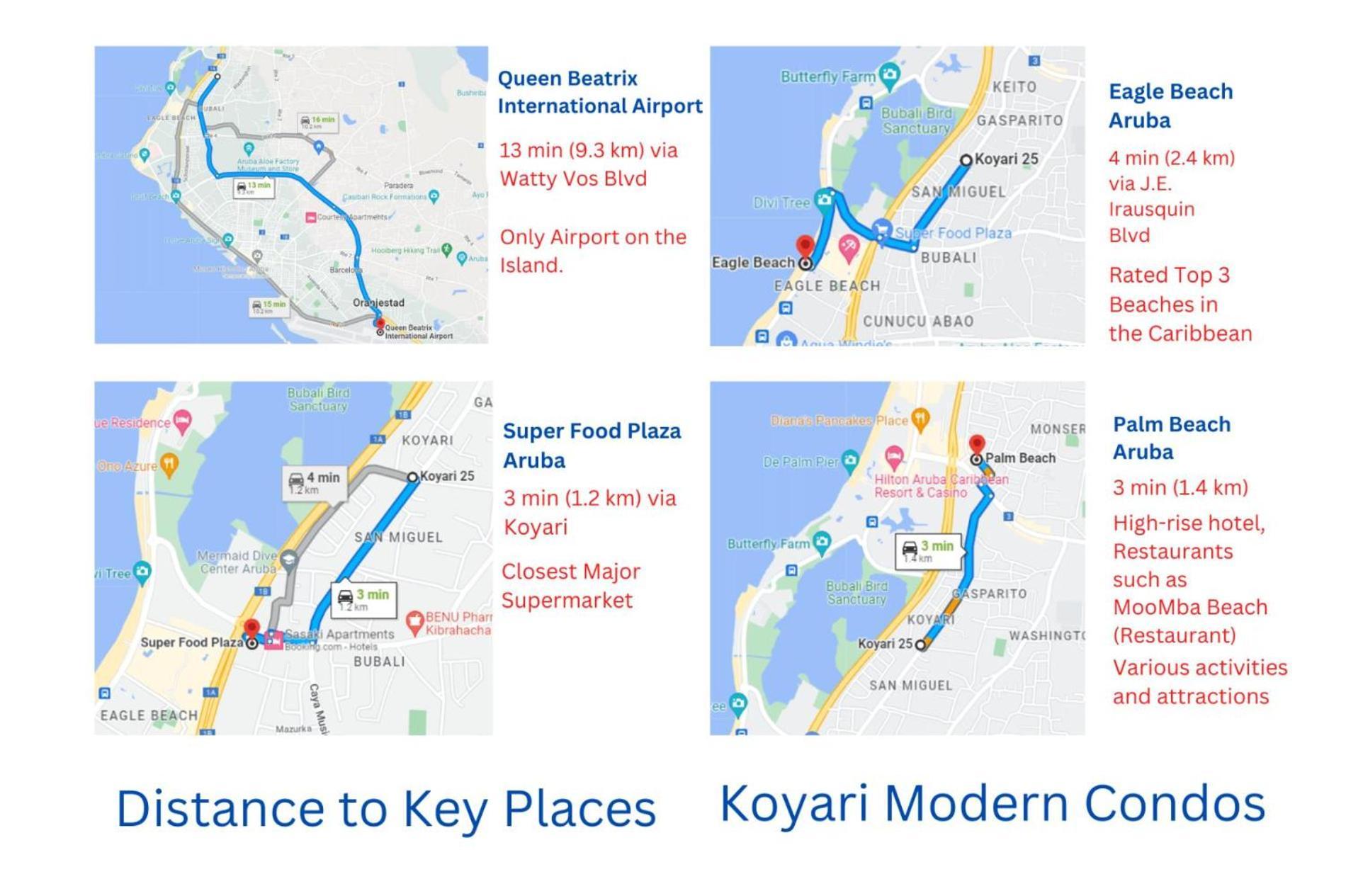 Koyari Modern Condos 9Br 7Ba Sleeps 26 W/ Pool And Roof Deck Palm Beach Екстер'єр фото